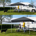 10x10FT pop up Canopy Tent with 2 sidewalls, Outdoor Canopy Tent for Parties - Image 14