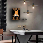 CIFbuy Cute Corgi Dog Butt Metal Wall Sign 8x12 Inch, 2D Flat Iron Art Wall Decor With Talk To The Fluff Phrase, Durable Welsh Corgi Th TikTok, TikTok, i Th Self-pickup Logiopics - Image 5