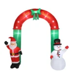 6 FT Lighted Christmas Inflatable Decoration, Large Inflatable Snow Globe with Snowman Family, Funny Blow Up Yard Decorations with Built-in LED Lights for Holiday Party Front Yard Lawn Garden Decor - Image 21