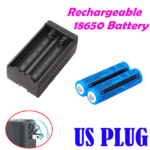 4 PCS 18650 Rechargeable Batteries + 1PCS DoubleCharger Set For FlashlightsHeadlamp (US Logistics For USPS/DHL/Fedex/UPS. No designated logistics accepted TK/TMEU only For self-pickup - Image 4