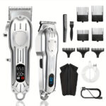 Hair Clippers for Men Professional, Cordless Clippers for Hair Cutting, Mens Hair Clippers and Trimmer Kit for Barber Amazon Logistics, ban Wal Mart