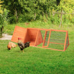 50" Wooden Rabbit Guinea Pig Hutch Wooden Rabbit Guinea Pig House - Image 11