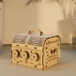 3D Wooden Puzzle DIY Treasure Box Model Building Kits Brain Teaser Projects for Adult Christmas Gifts - Image 5