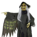 6ft Witch Halloween Standing Decoration - Image 2