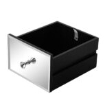 Modern and Contemporary Mirrored 3-Drawers Nightstand Bedside Table - Image 28