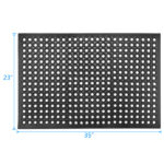 Bar Kitchen Industrial Multi-functional Anti-fatigue Drainage Rubber Non-slip Hexagonal Mat 60*90cm[Same code: 31236019] - Image 4