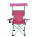 Kids Canopy Chair with Safety Lock (125 lb. Capacity), Pink/Green - Image 2