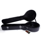 Replace 48950444 5-String 6-String Microgroove Pattern Leather Wood Banjos Case Black - Image 3