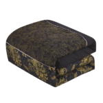 Black & Yellow King Size 7-Piece Comforter Set – Dubh Floral Bedding Collection - Image 2