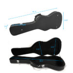 Replace 42266142 ST High Grade Electric Guitar Hard Case Microgroove Flat Surface Black - Image 14