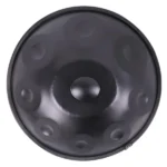 9 Notes Black Solid Color Handpan Drum Steel Percussion Instrument