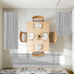 Three-piece kitchen rug set, non-slip and washable, abstract pattern kitchen hallway rug, soft and comfortable, suitable for sinks, floors, entrances, hallways and bathrooms. - Image 11
