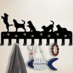 CIFbuy Dog-Themed Metal Key Holder & Animal-Inspired Wall Hook - Space-Saving Home Storage Solution for Hats, Coats & Accessories(TikTok/temu self-pickup orders) - Image 2
