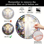 CIFbuy Colorful Acrylic Sun Catcher Window Decor Elegant Cross Hanging for Home Porch Easter Holiday Gift(TikTok, temu pick-up service) - Image 3