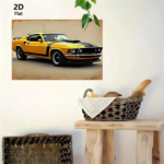 CIFbuy Vintage Metal Tin Sign Classic American Yellow Sports" Car Retro Iron Art Wall, For Bar Garage Cafe Man Cave Home YelloikTok, YelloikTok, t Self-pickup Logiopics - Image 5