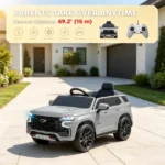 Gray 12V Electric Ride on Car – Kids Ride-on Toy - Image 5