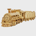 3D Wooden Puzzle Mechanical Train Model Kits Brain Teaser Puzzles Vehicle Building Kits Unique Gift on Birthday Christmas Day - Image 5