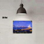 CIFbuy 1pc Mumbai India Metal Sign 8x12 Inch Iron Plaque Wall Art, 2D Flat Cozy Room Decor, Durable Indoor Wall Decoration For Home TikTok, TikTok, Room Decor Self-pickup Logiopics - Image 3
