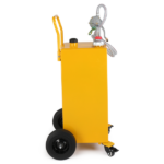 30 Gallon Gas Caddy Tank Storage Drum Gasoline Diesel Fuel Transfer with universal wheel Bright Yellow JGC30 RAL1003 - Image 10