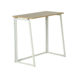 Folding Table, Portable Space-Saving Desk for Home, Apartment, Small Office, Light Oak (Shipment from Walmart) - Image 2