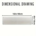 CIFbuy Aluminum Yard Sign Home Decor For Bar Porch Outdoor Living Christmas Ornament (TikTok, temu pick-up service) - Image 2