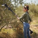 3-in-1 Cordless Electric Pole Saw & Mini Chainsaw & Grass Trimmer Kit with Adjustable Length 2Pcs 21V 1500mAh Batteries 4in/6in Chains Saw Rotatable Head, Safety Switch + Gloves/Goggle for Yard/Garden - Image 12