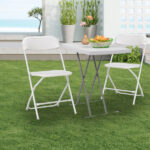 Replace 59374361 76*50*70.5cm Liftable Garden Plastic Table White - Image 32