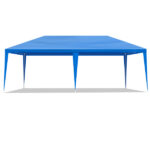 Same Code 46477147 10'x20' Outdoor Party Tent with 6 Removable Sidewalls, Waterproof Canopy Patio Wedding Gazebo, Blue - Image 7