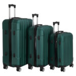 3-in-1 Multifunctional Large Capacity Traveling Storage Suitcase Dark Green - Image 4