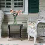 Outdoor Patio Wicker Side Table, Square End Table Bistro Coffee Table with Glass Top Storage Shelf for Porch Garden Backyard Grey SAME AS 19215985 - Image 23