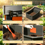 Orange 4-Tray Worm Composter Bin – 7.4 Gal Odor-Free, Leak-Proof Indoor & Outdoor Food Waste Recycling - Image 6