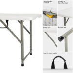4ft Foldable Lift Patio Plastic Table White SAME AS 21616655 - Image 41