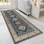 Boho Kitchen Rugs Sets 4 Piece with Runner Floral Kitchen Floor Mat Carpet Farmhouse Kitchen Rugs and Mats Non Skid Washable Runner Rug for Kitchen Floor Sink - Image 2