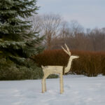 3.6FT Motorized Reindeer with Shaking Head, Outdoor Christmas Decorations with Motor & 120 Warm White LED Lights, for Xmas Outdoor Holiday Indoor Decor Lighted Holiday Displays - Image 13