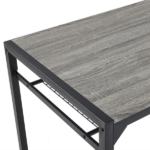 Same Code 99109540 Dining Table Set for 4, Kitchen Table with 2 Chairs and a Bench, 4 Piece Kitchen Table Set for Small Space, Home Kitchen Bar Pub Apartment, Gray - Image 23