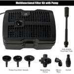 4-in-1 pond filtration pump with fountain and disinfection equipment, etc - Image 5