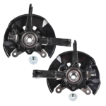 Pair Front Steering Knuckle & Hub Bearing Assembly Replacement for Honda Civic 2012 1.5 1.8L - Image 6