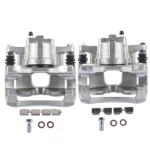 2pcs Rear Brake Caliper w/Bracket Replacement for Dodge Nitro Jeep Liberty Wrangler 3.8L V6