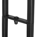134*59*213cm Double Layer Iron Art Arc Top Iron Arch Black - Image 8