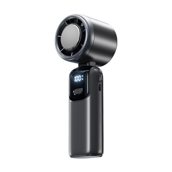 Portable Handheld Mini Turbo Fan In/Outdoor USB Rechargeable Ice Cooling Fans w/LED Display Fan (products W/ battery US Logistics For DHL Ground/ Fedex Ground. TK/TMEU only For self-pickup, self-pickup Cannot use USPS)
