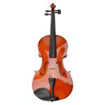 15" Acoustic Viola Case Bow Rosin Nature Color - Image 8