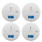 4 Pack LCD Display CO Carbon Monoxide Gas Detector Device Home Safety Alarm Detector (US Logistics only For USPS.TK/TMEU only For self-pickup) Platform policies vary; relevant qualifications are attached via link, please do not list products without required qualifications
