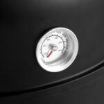 80*41*48cm Iron Spray Smoker Carbon Grill Black - Image 18