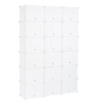 12-Tier Portable 72 Pair Shoe Rack Organizer 36 Grids Tower Shelf Storage Cabinet Stand Expandable for Heels, Boots, Slippers, White - Image 3