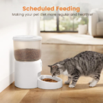 Smart Pet Feeder, 3L Automatic Food Dispenser for Cats, dogs Small Pets Indoor, Timed and quantitative dry food cat feeder kibble, feeding - Image 3