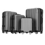 Vertical pattern four-in-one universal wheel with handle trolley case 16in 20in 24in 28in ABS aluminum alloy trolley classic color - dark gray N101 product upgrade - Image 10