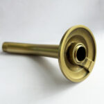 Shower Arm with Flange, 1/2 NPT Tapered Threads, Rain Shower Head Arm, Wall Mount Shower Extension Arm - Image 6