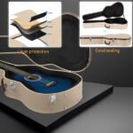 23554151 39" Classical Guitar Hard Case Microgroove Flat Beige - Image 10