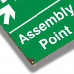 CIFbuy Green Emergency Assembly Point Sign 8x12, Wall Art With Arrow & Figure, Metal Safety Indicator For Home Offi ikTok, ikTok, Self-rockup Logiopffi Figure - Image 5
