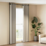 Room Divider Curtain Rod, Adjustable 28"-72"W x 4-10 ft H Heavy-Duty Partition Rod - Image 3